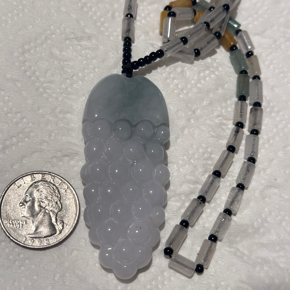 Elegant Jade Beaded Necklace